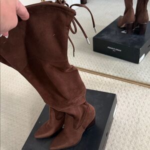 Marc Fisher Dark Brown Over the Knee Boots. Never worn